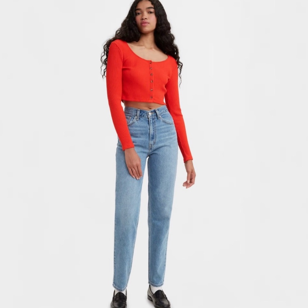 Vintage Levi’s 512 Slim Fit Straight Leg Mom Jeans Light Wash